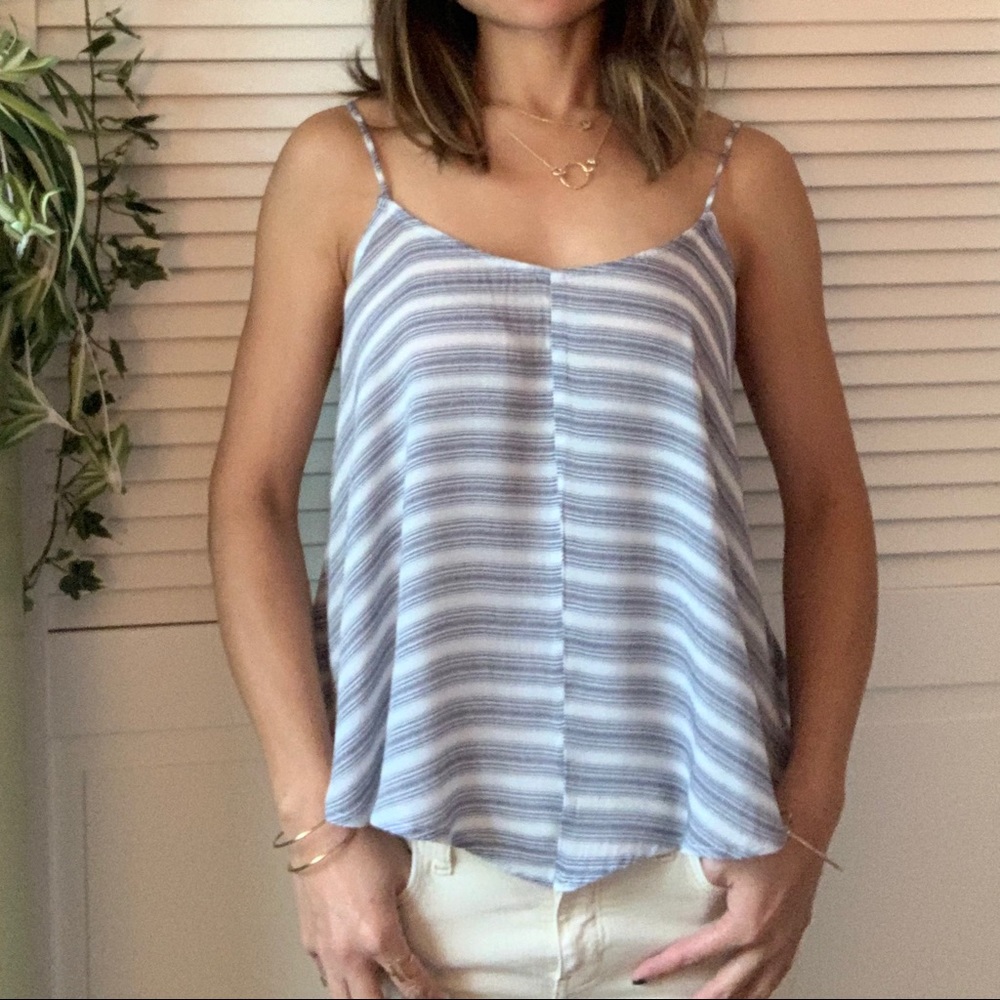 Intimately | Free People Striped Blue Cami
